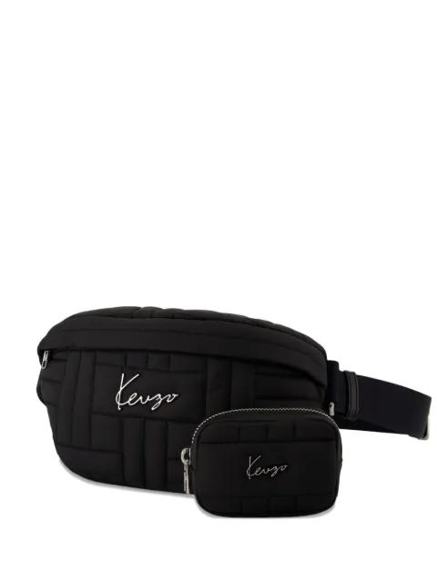 quilted logo belt bag by KENZO