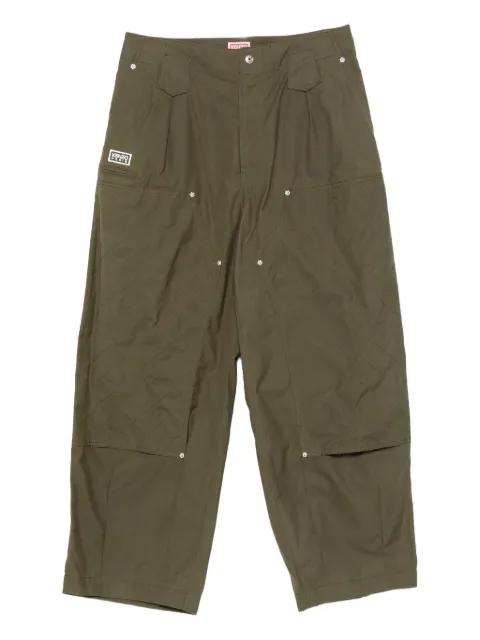 quilted-panel trousers by KENZO