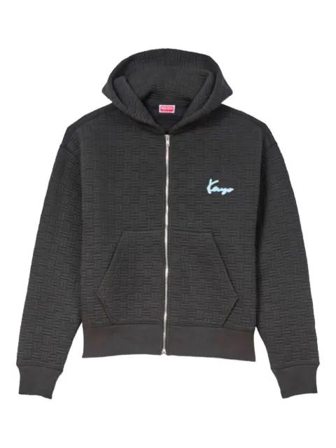 quilted zip-up hoodie by KENZO