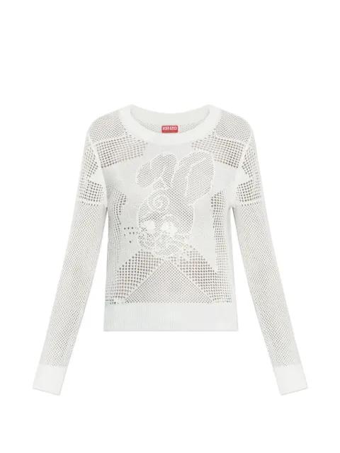 rabbit crochet top by KENZO