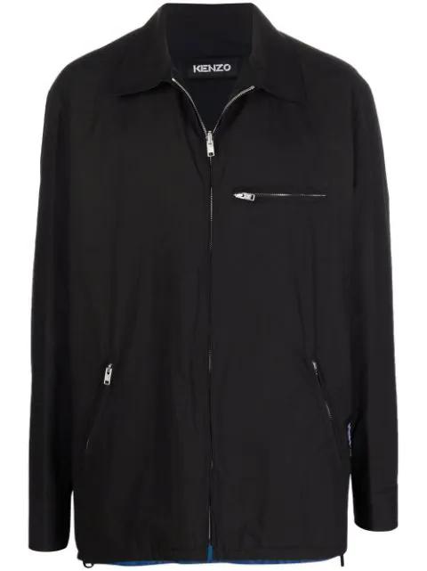 reversible flame-print jacket by KENZO