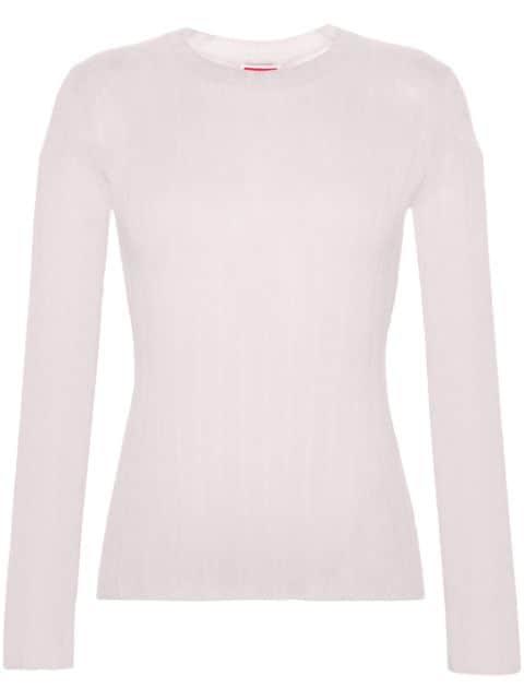 ribbed open-knit jumper by KENZO