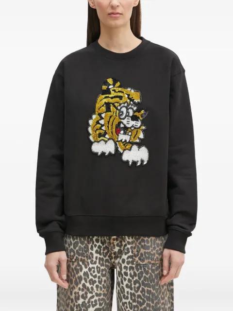 sequin-embellished sweatshirt by KENZO