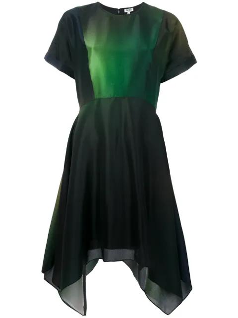 soft flare dress by KENZO