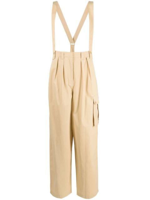 straight-leg braces cargo trousers by KENZO