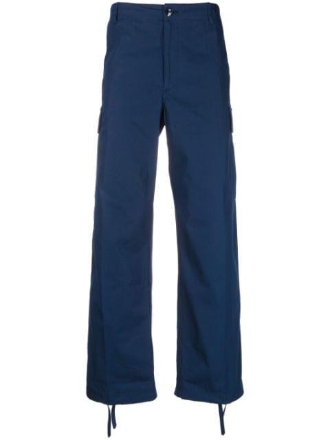 straight-leg cargo trousers by KENZO