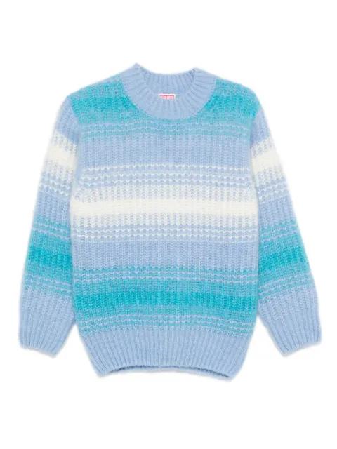 striped crew-neck sweater by KENZO