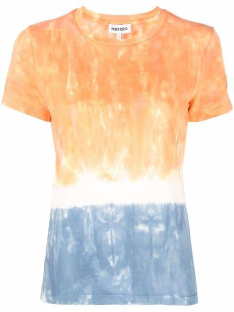 tie-dye short-sleeve T-shirt by KENZO