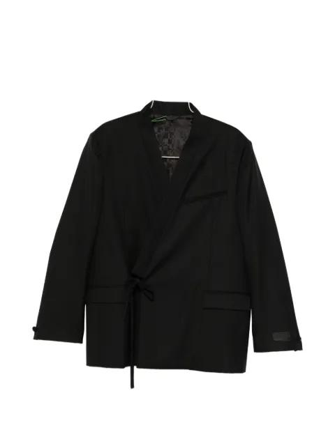 tie-fastening blazer by KENZO