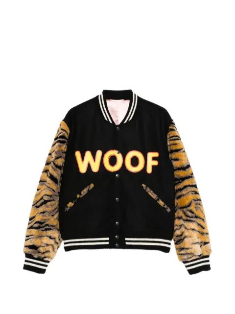 tiger-print logo jacket by KENZO