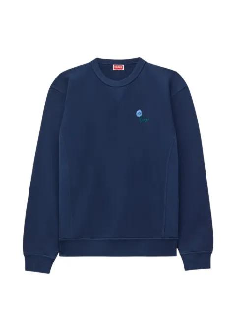 tulip-embroidered sweatshirt by KENZO