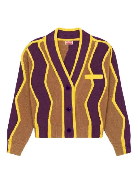 wavy-stripes cardigan by KENZO
