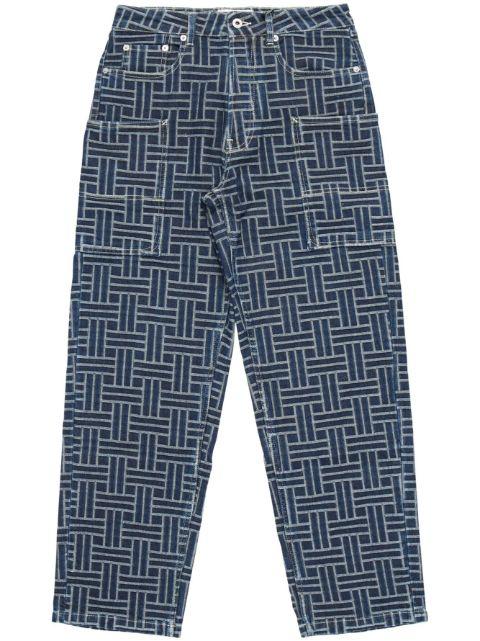 weave cargo jeans by KENZO