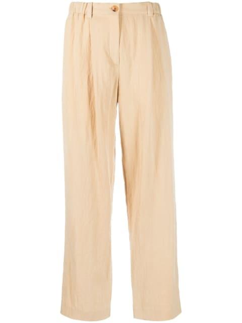 wide-leg cotton trousers by KENZO
