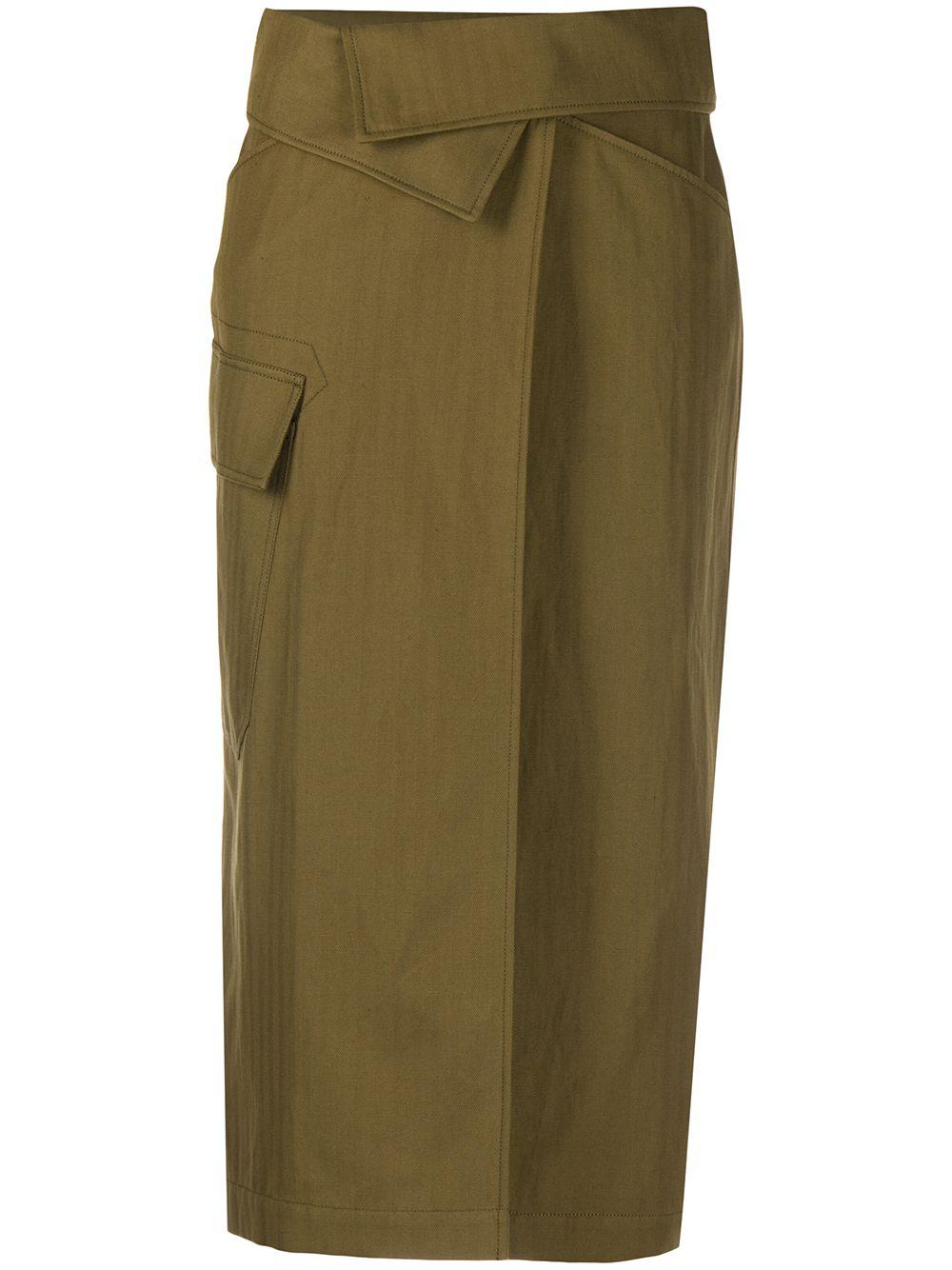 wrap waist skirt by KENZO