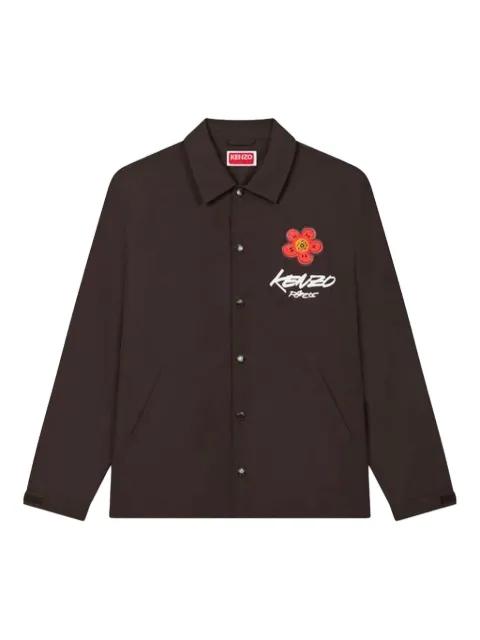 x Futura 2000 flower-detail shirt jacket by KENZO