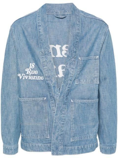 x Verdy logo-embroidered poncho by KENZO