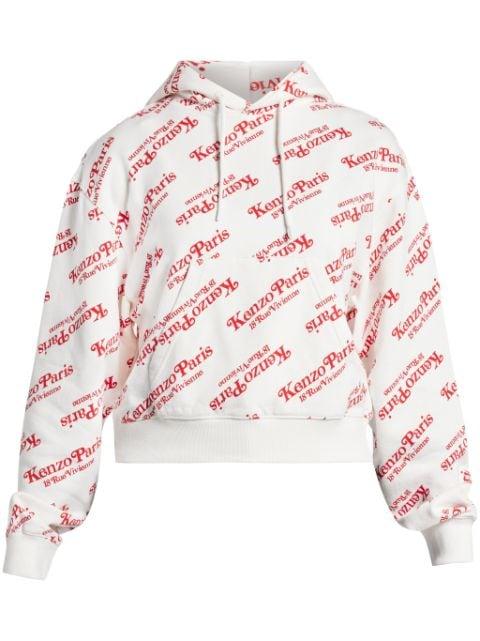 x Verdy logo-print hoodie by KENZO