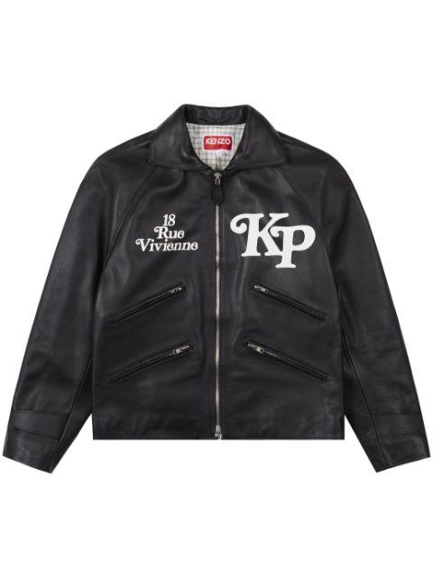 x Verdy motorcycle leather jacket by KENZO
