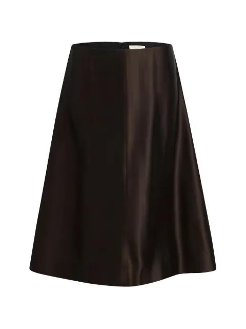 A-line mid skirt by KHAITE
