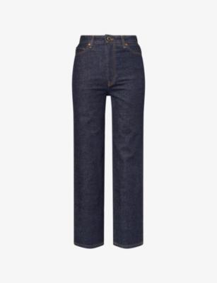 Abigail Straight-Leg Denim Jeans by KHAITE