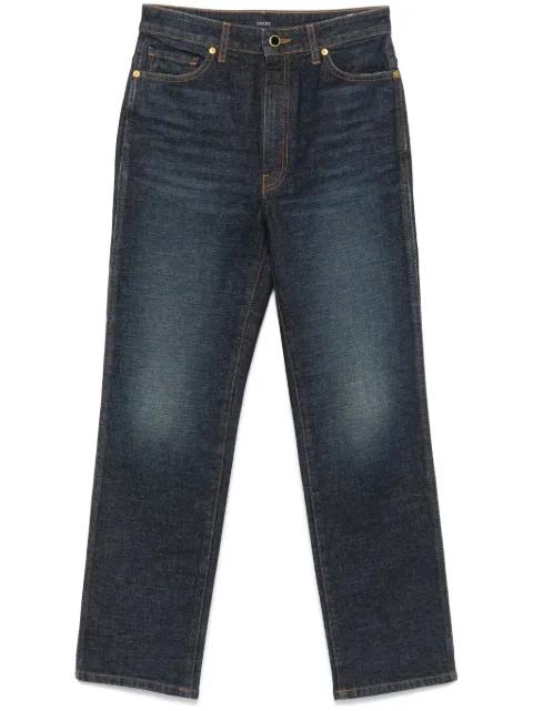 Abigail straight-leg jeans by KHAITE