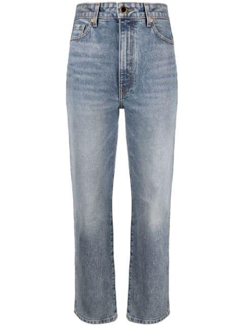 Abigail straight-leg jeans by KHAITE