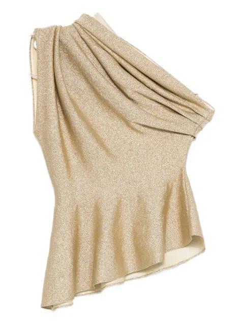Aimee draped blouse by KHAITE