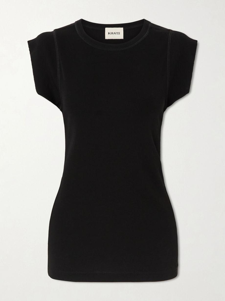 Angel cotton-jersey T-shirt by KHAITE