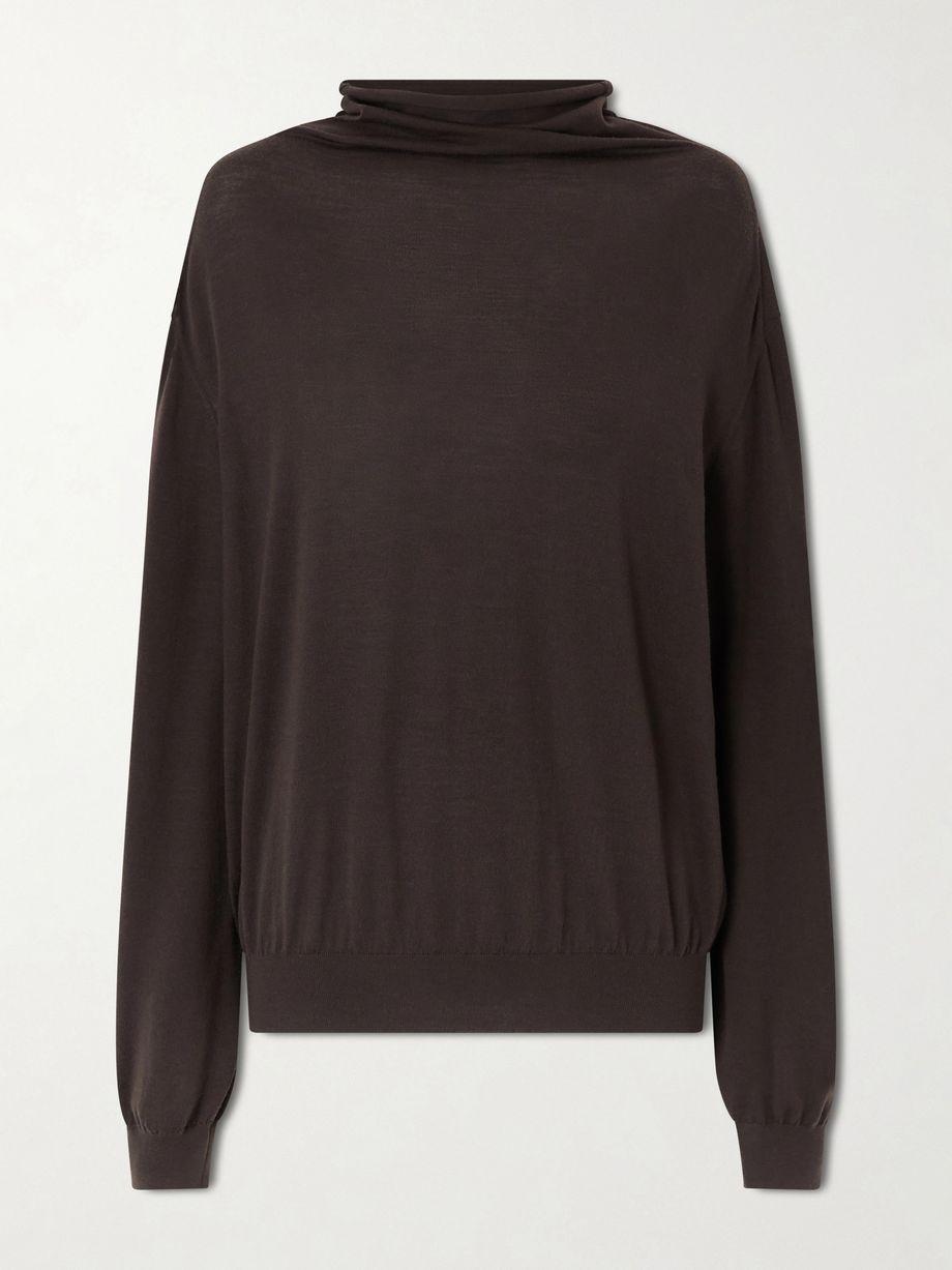 Annette merino wool turtleneck sweater by KHAITE