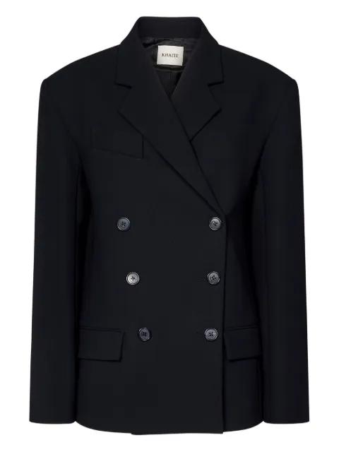 Arnoll double-breasted coat by KHAITE
