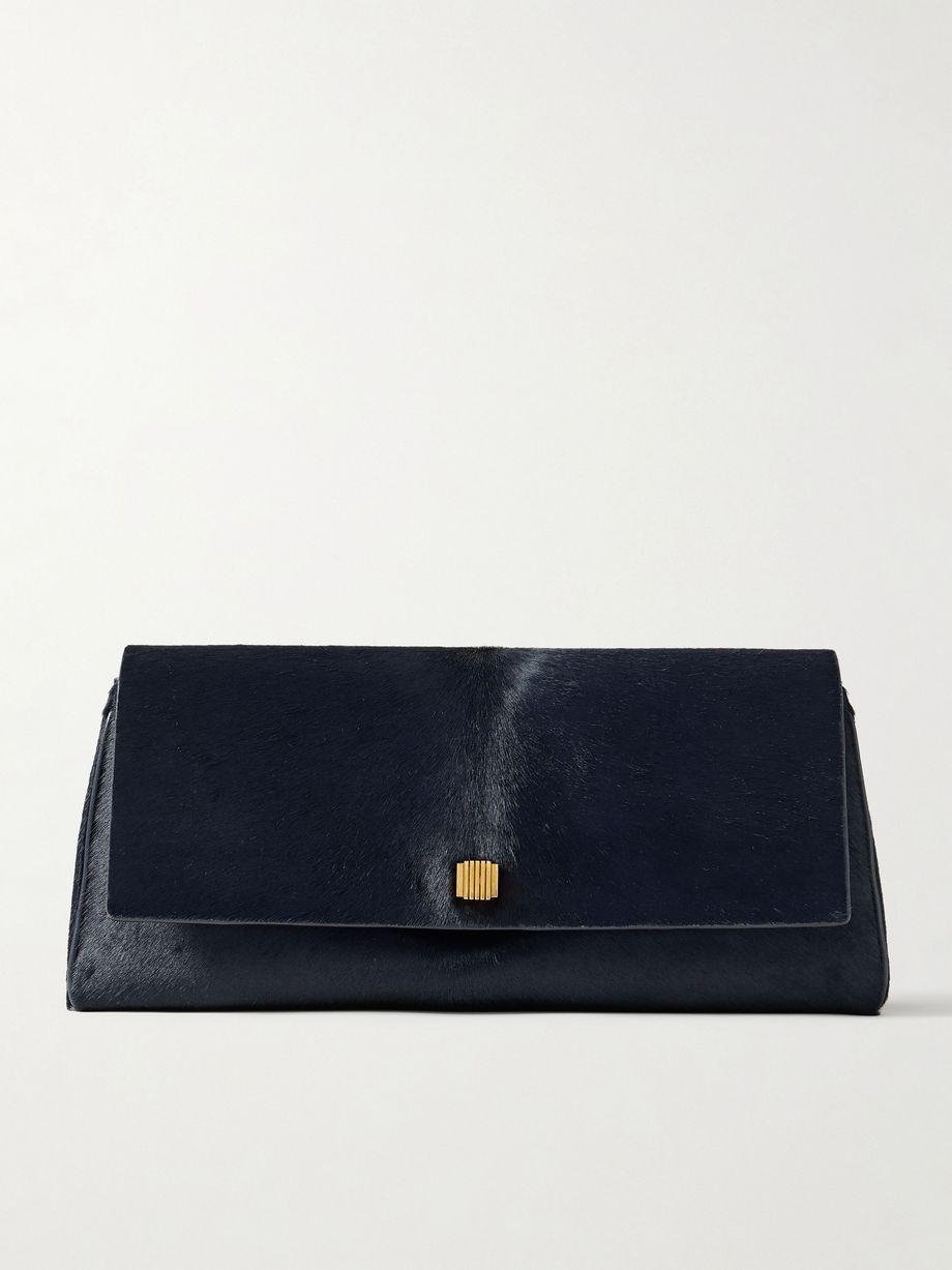 Audrey calf hair clutch by KHAITE