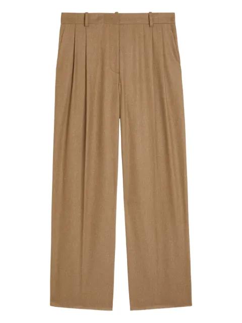 August pleated tailored trousers by KHAITE