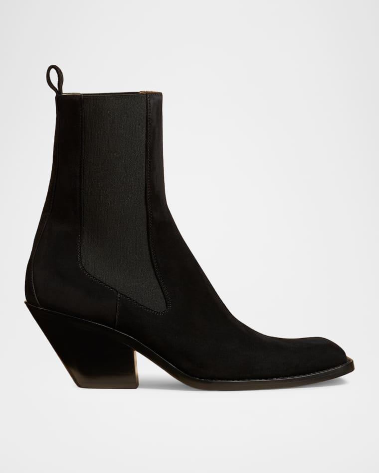 Austin Suede Chelsea Booties by KHAITE
