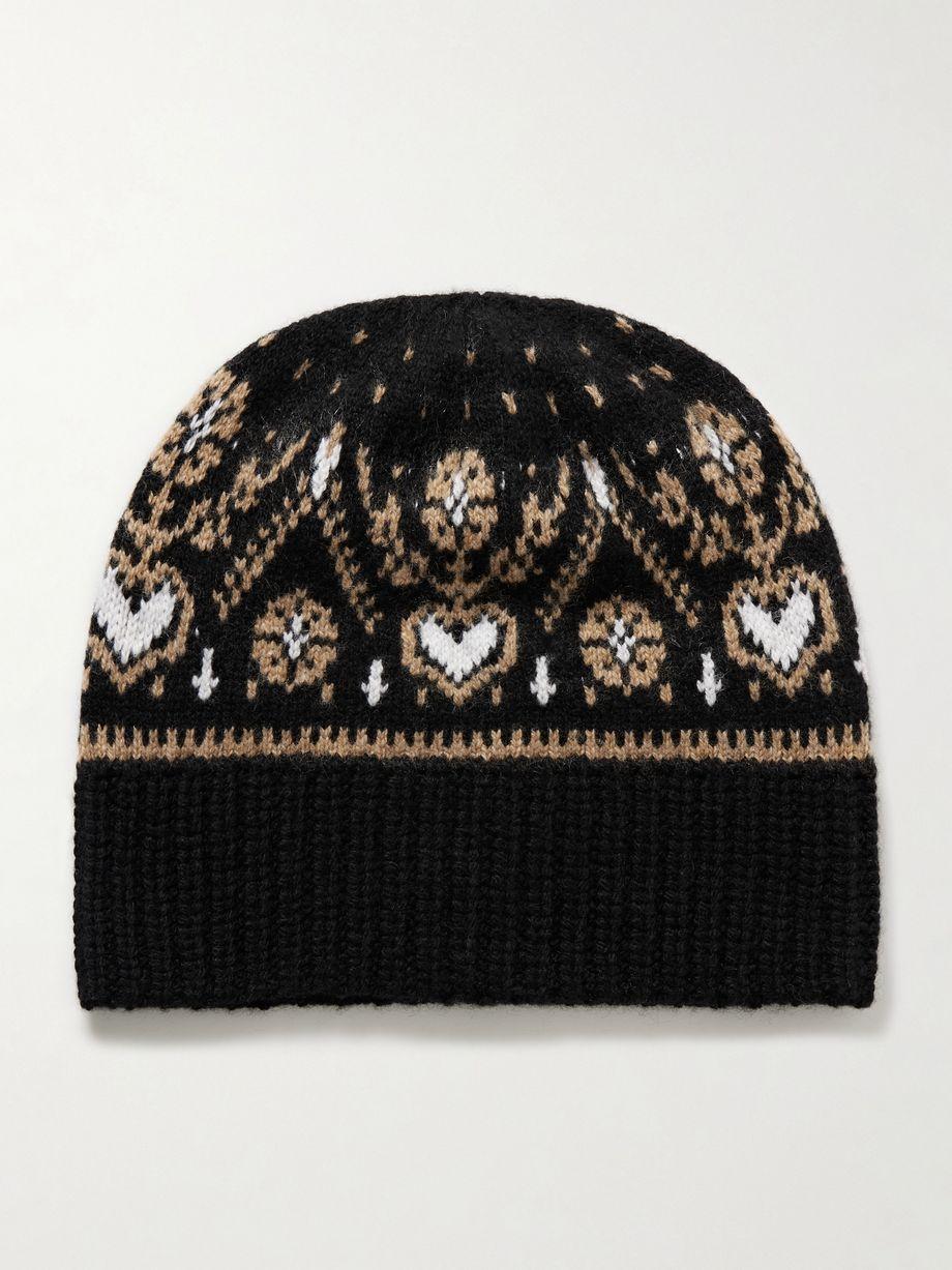 Avers Fair Isle cashmere beanie by KHAITE