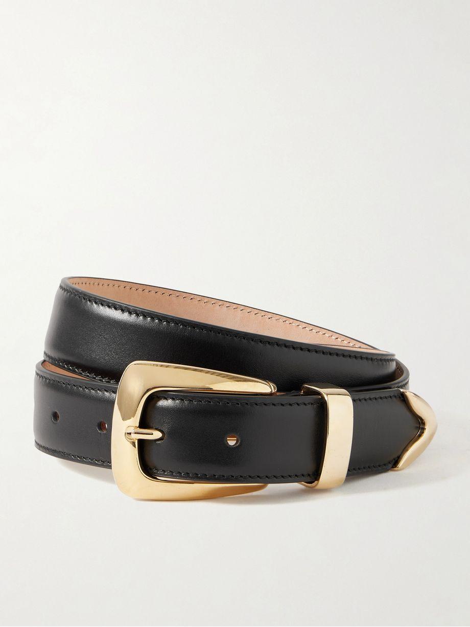 Benny leather belt by KHAITE
