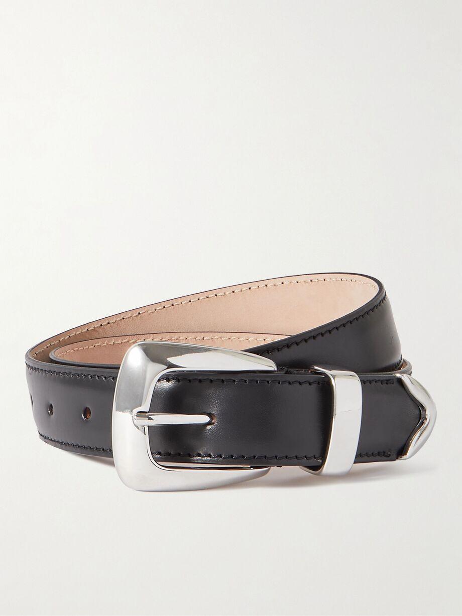 Benny leather belt by KHAITE