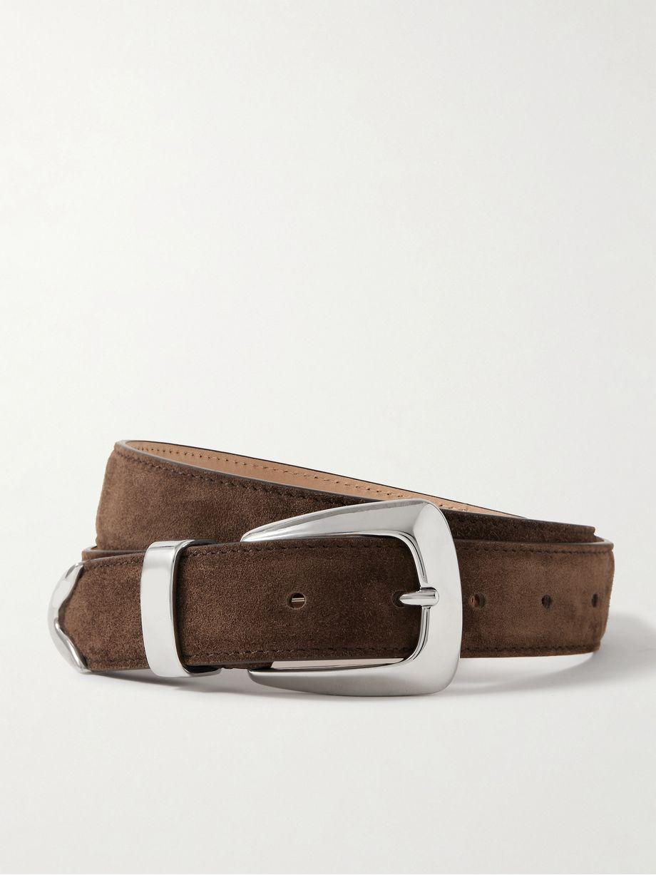 Benny suede belt by KHAITE