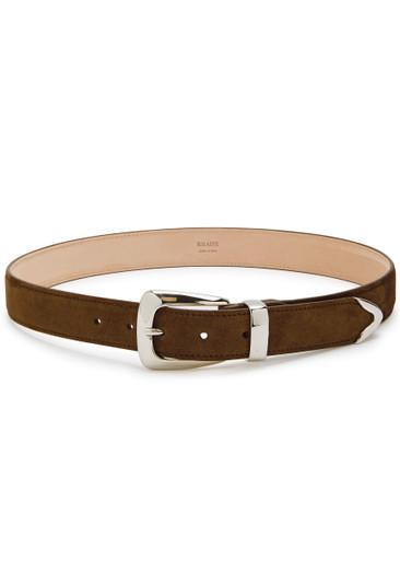 Benny suede belt by KHAITE