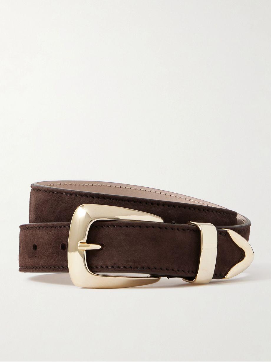 Benny suede belt by KHAITE