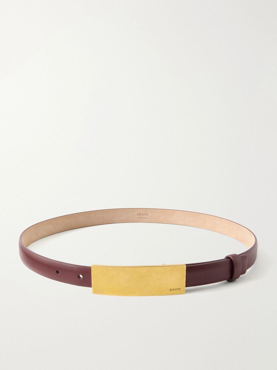 Berlin leather belt by KHAITE