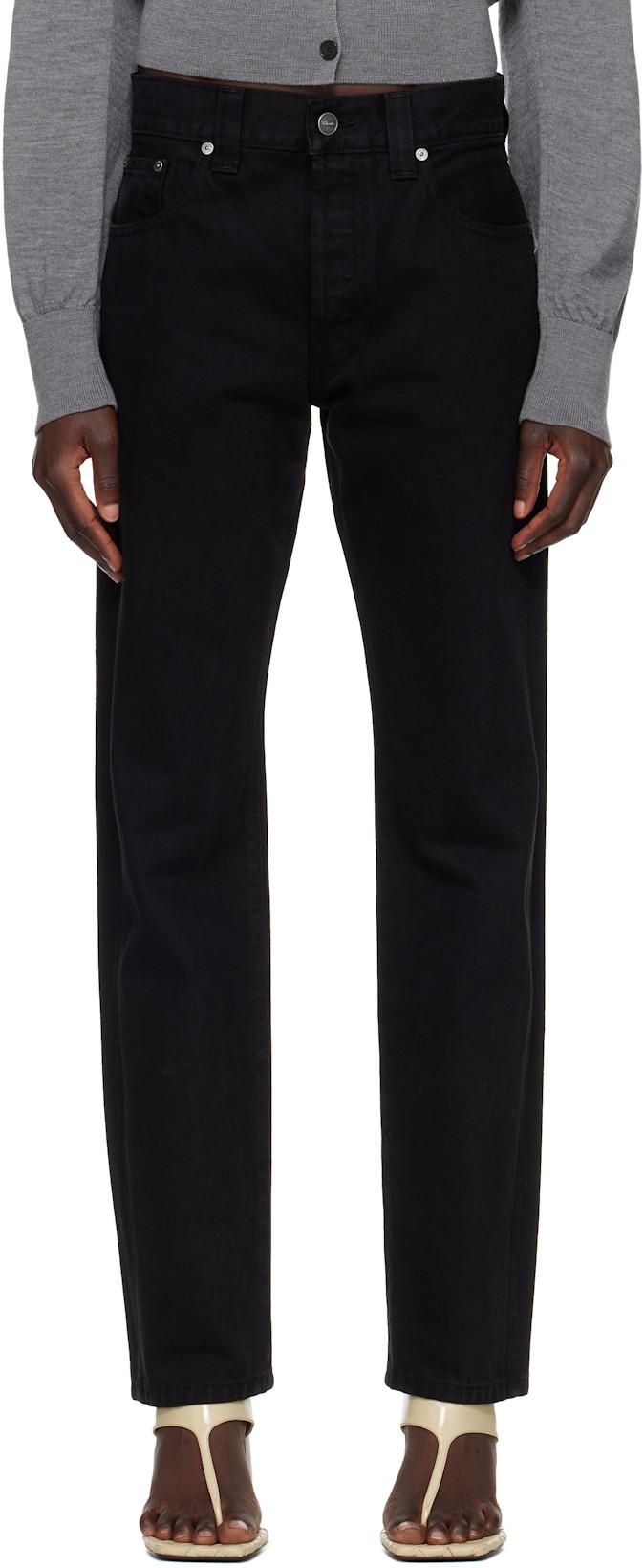 Black Callum Jeans by KHAITE