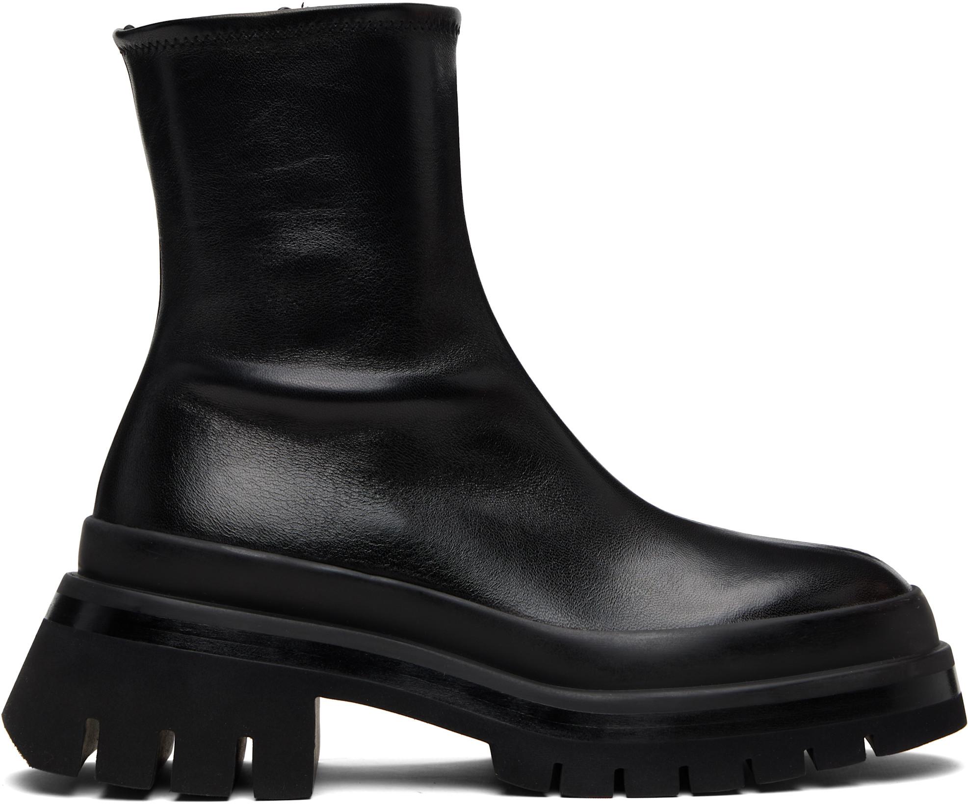Black Fallon Boots by KHAITE