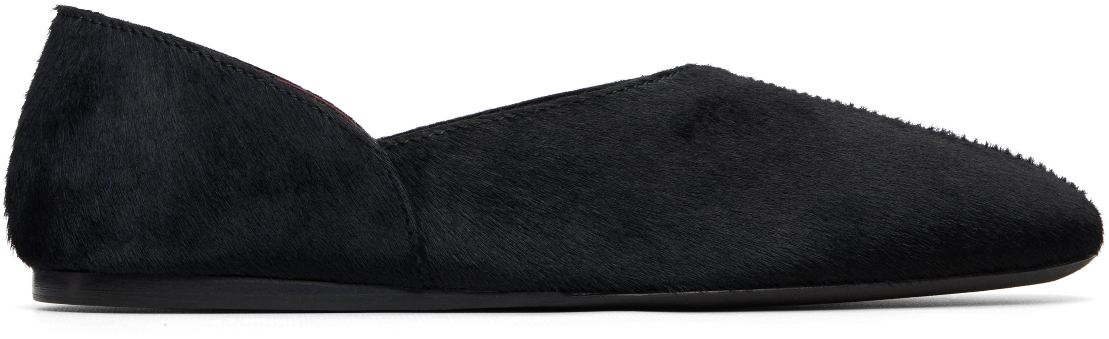 Black Jane Ballerina Flats by KHAITE