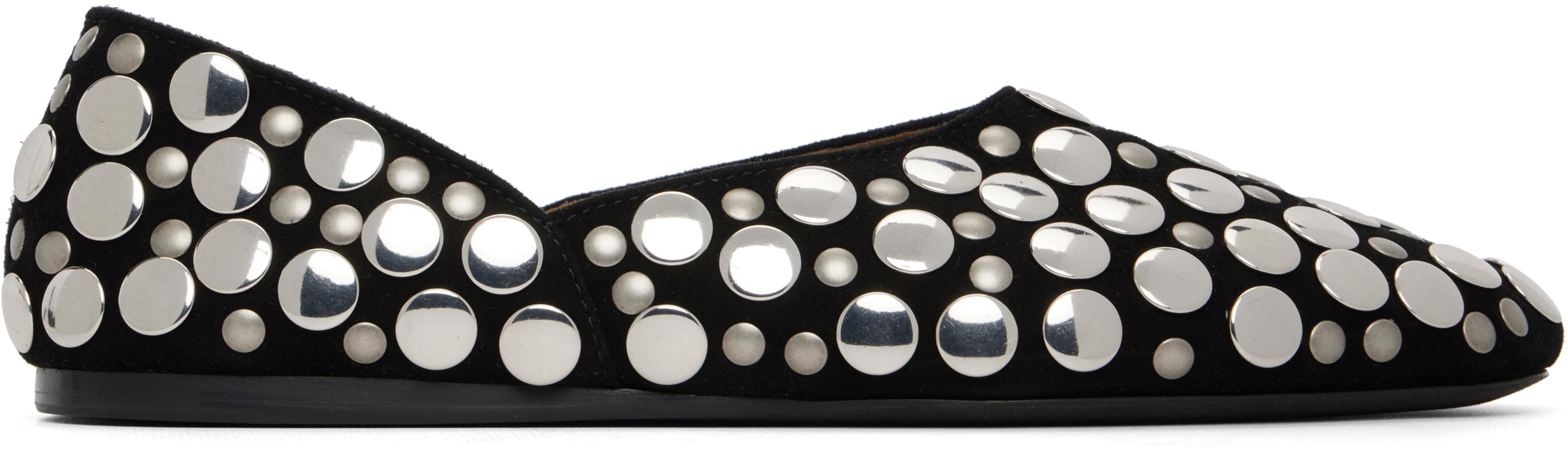 Black Jane Ballerina Flats by KHAITE