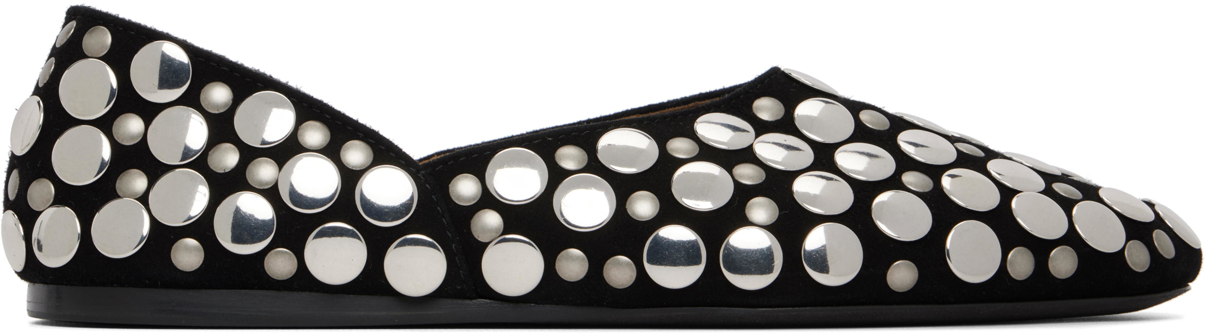Black Jane Ballerina Flats by KHAITE