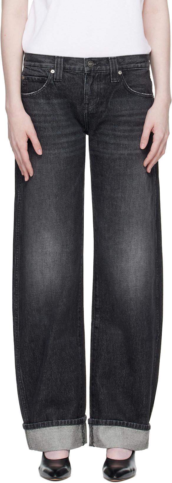 Black Karo Jeans by KHAITE