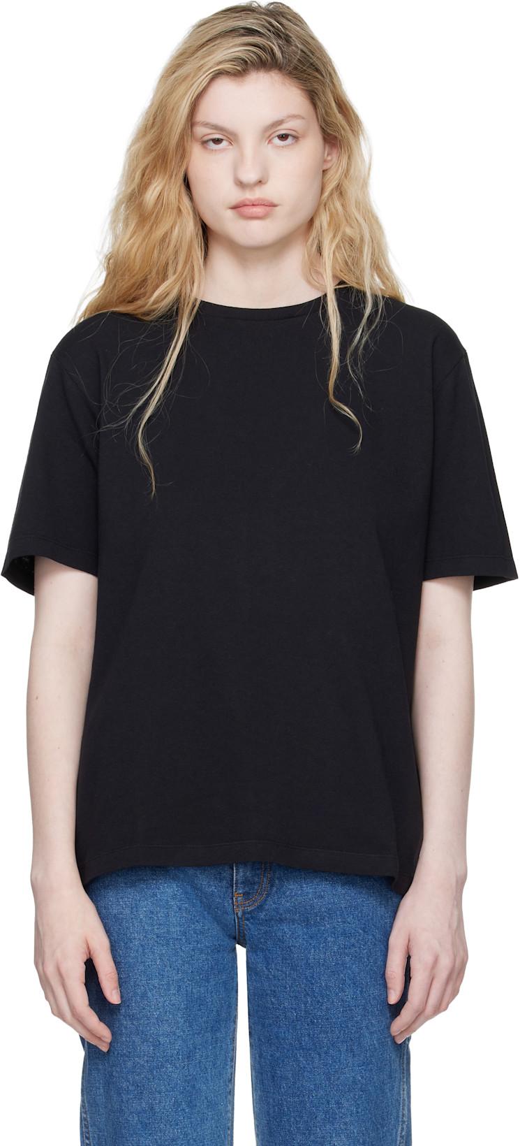 Black Mae T-shirt by KHAITE