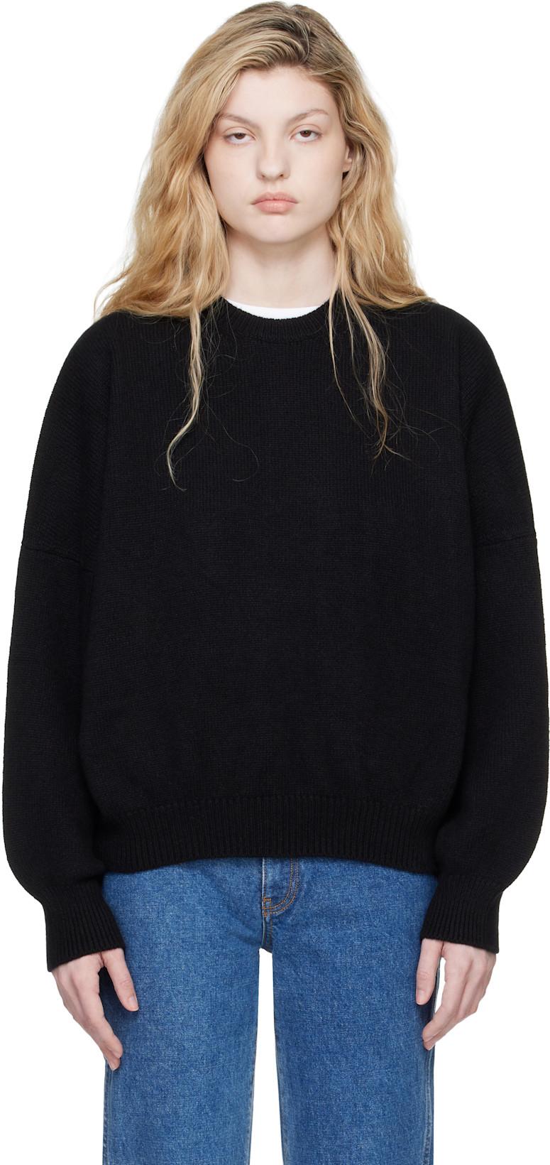 Black Margaux Sweater by KHAITE