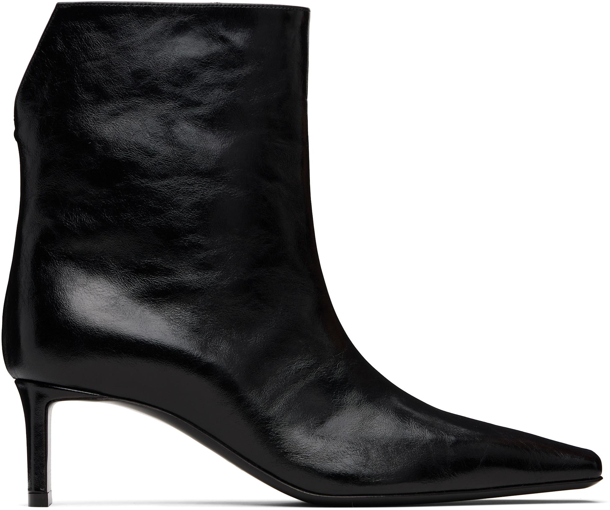 Black Ona Ankle Boots by KHAITE